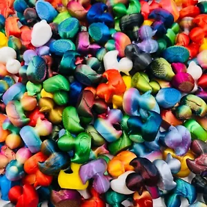 20 Stck. 3D-gedruckte Enten bunt niedliche Enten Spielzeug Deko Geschenk Dekoration zufällig - Bild 1 von 3
