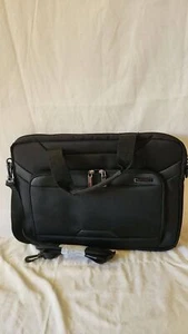 New Samsonite Slim Brief for 17.3" Laptop Bag Laser Pro 2 Black Lightweight - Picture 1 of 5