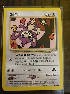 Deutsch Pokemon TCG 41/64 Aipom Griffel Unlimited Neo Revelation Common NM - Bild 1 von 2