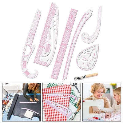 Comma-shaped Ruler Clothing Cutting Ruler DIY Sewing Ruler Fashion Design - Image 1 of 4