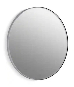 Essential 28" W x 28" H Round Framing Wall Mount Vanity Mirror w/Polished Chrome - Picture 1 of 5