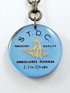PORTE-CLES - STDC - Embiellages Vilebrequins - 2cv 3cv Citroën - Vintage 1960s - - Imagen 1 de 4