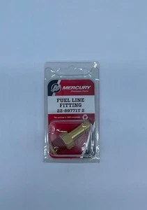 Mercury 1/4" NPT Fuel Line Fitting with 8mm 5/16" Hose Tail (22-89771T2) - Picture 1 of 2