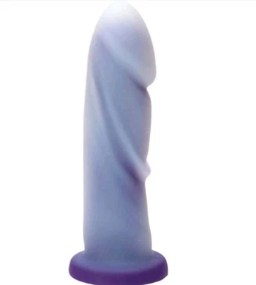 Consolador Tantus Cush 02 Doble Densidad Punto G 7" Púrpura Crepúsculo  Foto 1 de 4