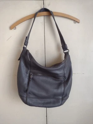Bolso de Hombro Hobo Mediano Cuero Guijarro The Sak Sequoia Gris Cartera Bolso de Mano  Foto 1 de 4