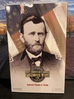 Figura de 12" General Ulysses S. Grant Sideshow Brotherhood of Arms nueva en caja Foto 1 de 4