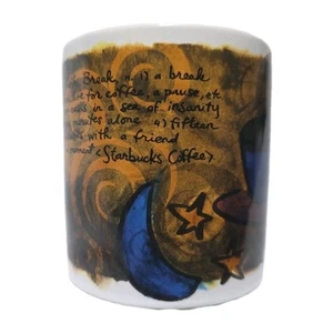 1998 Starbucks Coffee Break Essential 20 flüssige Unzen Kaffeebecher weiß Tasse - Bild 1 von 8