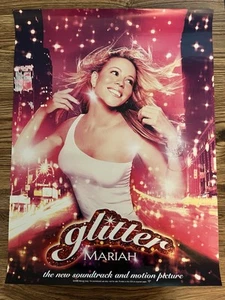 MARIAH CAREY GLITTER ORIGINAL MUSIK PROMO POSTER 18x24 - Bild 1 von 1
