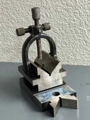 Starrett 567 V-Block And Clamp 1-5/16” (33mm) Capacity Machinist Tool USA - Image 1 of 4