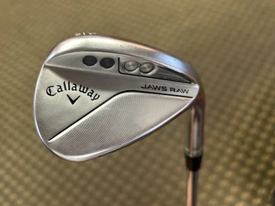 RH Callaway Jaws Raw Full Toe J Grind Wedge 56*-10 Wedge Dynamic Gold Spinner - Image 1 of 4