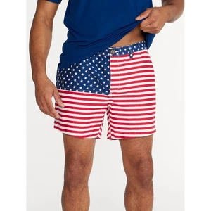 Chubbies Neu mit Etikett The 'Mericas 5.5 Originals bedruckte Stretchshorts – Herrengröße XS - Bild 1 von 9