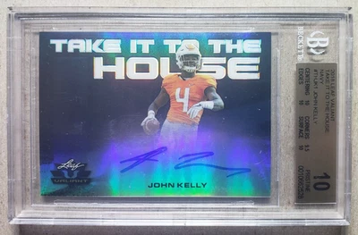 Leaf Valiant Navy 2018 John Kelly automático RC/25 BGS 10 autógrafo impecable Foto 1 de 2