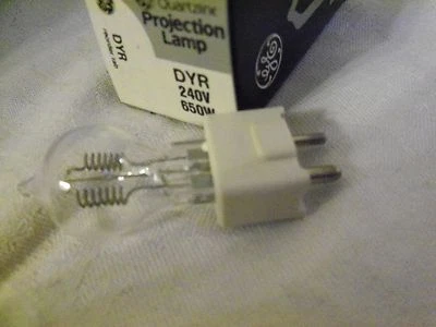 ATLAS MAZDA PHILIPS Lampada lampadina proiettore A1/233 240v 650w GE Quartzline DYR 64686 GY9.5... 42 fx