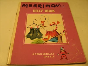 Paperback DILLY DUCK A Rand McNally Tiney Elf book 1968 [Y36] - Picture 1 of 5