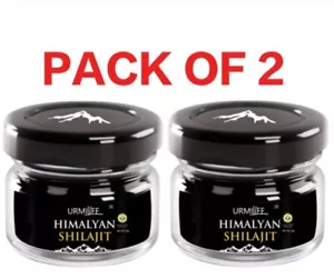 Himalayan URMILIFE Pure Shilaji Originale SHILAJIT Resina 20MG Spedizione Gratuita Confezione da 2 - Foto 1 di 5