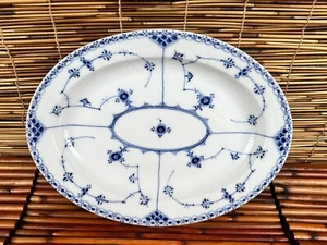 Royal Copenhagen Blue Fluted Half Lace 13" Platter 1st Quality #534 c. 1923 EXC - Picture 1 of 5