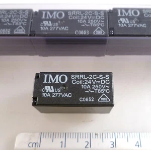 Relé de bobina IMO SRRL-2C-S-S 24VDC DPCO 10 amperios 250 VCA OLA1-13 - Imagen 1 de 3