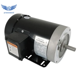3450RPM 3HP General Purpose Three Phase Motor 230V/460V CW/CCW TEFC 2Pole 60HZ - Picture 1 of 16