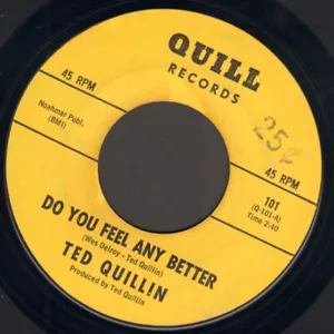 Ted Quillin / Do You Feel Any Better / Vinyl / 50s/60s Country / C&W / US - Bild 1 von 1