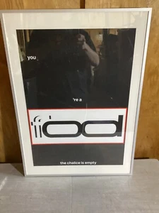 Nora Turato you're a fool the chalice is empty, 2022 Framed Poster Signed - Picture 1 of 9