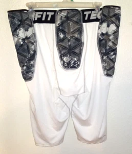 NWT Adidas Adult Techfit 5 Pad Integrated Football Girdle White Size XL - Picture 1 of 7