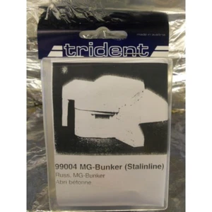 ** Trident 99004 MG-Bunker Stalinline Plastic Kit HO 1:87 Scale - Picture 1 of 1