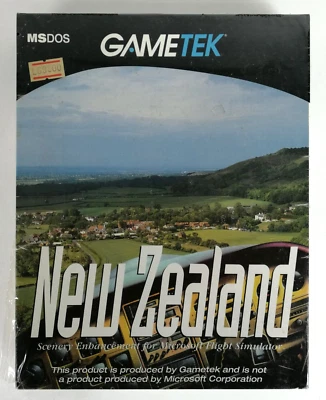 New Zealand Microsoft Flight Simulator - PC - 1993 - New Sealed - Rare - Image 1 of 3
