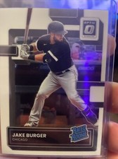 2022 Donruss Optic Jake Burger #37 - Rated Rookie Chicago card ⚾️