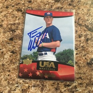 Tim Melville Signed 2008 Upper Deck USA National Team Auto Kansas City Royals