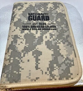 National Guard Digital Camouflage Camo Binder Portfolio Organizer Notepad FP20 - Picture 1 of 6