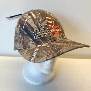 Red Head True Timber Camo Snapback Hat American Flag Embroidered Logo NEW - Picture 1 of 9