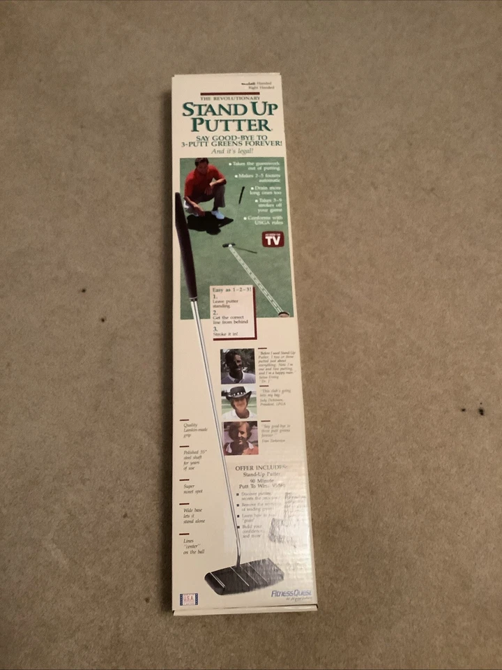 STAND UP PUTTER Top Weighted Golf Club Line of Sight FITNESS QUEST Left Handed - Image 1 of 4