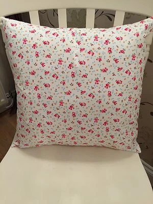 Rose & Hubble Vintage Floral Cushion Covers 16" Pink or White Shabby Chic - Image 1 of 2