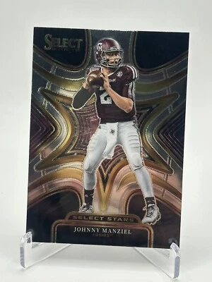 2023 Select Draft Picks Football Johnny Manziel Select Stars Silver Holo Prizm - Image 1 of 2