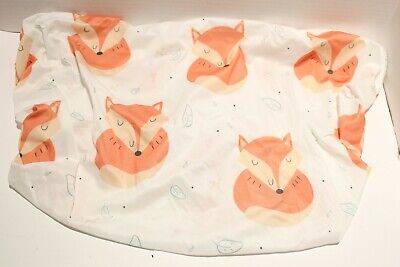 Stretchy Fox Changing Pad Cover Polyester Woodland Creatures • 17.50$