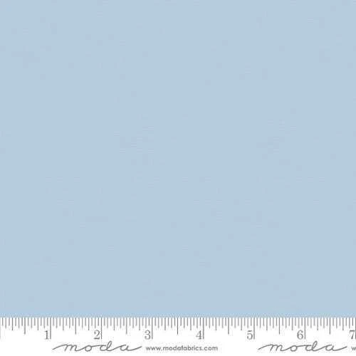 Moda BELLA SOLIDS POWDER BLUE 9900 460 Cotton Quilt Fabric By The Yard - Image 1 of 1