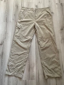 Royal Robbins Hiking Pants Men 38x32 Beige Everyday Traveler Pants Lightweight - Picture 1 of 12
