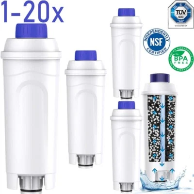 MARKENLOS 2/20x Wasserfilter DLSC002 für DeLonghi ECAM 350.75.S Dinamica Kaffeemaschine DE