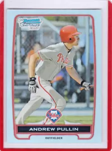 2012 Bowman Chrome Draft Prospects Refractor Andrew Pullin #BDPP59 - Phillies - Picture 1 of 2