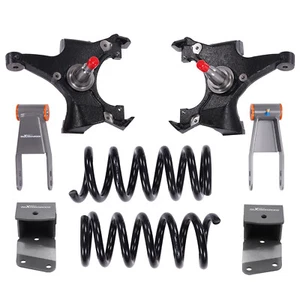 Front 4" Rear 3-4" Drop Kit FOR Chevrolet GMC C1500 88-98 2WD - Picture 1 of 12