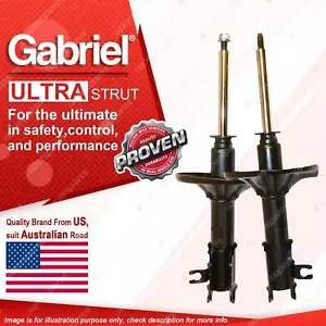 2 x Front Gabriel Ultra Strut Shock Absorbers for Mazda 626 GF Brand New - Picture 1 of 2