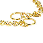 (2.5mm*50cm)Pet Chain Collar Pet Chain Necklace Fashion Gold Color Portable