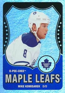 2010-11 O-Pee-Chee RETRO RAINBOW #282 MIKE KOMISAREK - Toronto Maple Leafs