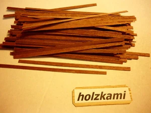 Merbau. Holzleisten Holz Merbau. 200mm x 2mm x 0.6mm L/B/H 75 Leisten - Picture 1 of 2