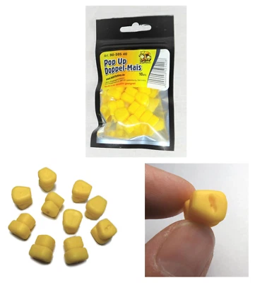 Behr Trendex Pop UP 10 Doppel Mais - Farbe Gelb - Karpfen Angeln Kunstköder - Bild 1 von 4