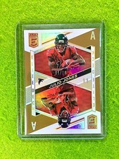 JULIO JONES GOLD PRIZM CARD JERSEY #11 FALCONS # /10 SSP 2018 Donruss Elite Deck
