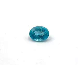 Natural Blue Apatite Oval Cut Loose Gemstone 6.50*8.50 MM 1.60 CT - Picture 1 of 8