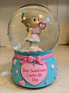2010 Precious Moments Musical Waterball Globe Your Sweetness Lasts All Day