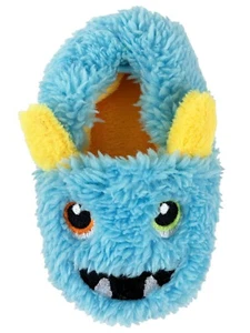 Wonder Nation Infants Boys Monster Slippers House Shoes Size 4 Blue Yellow NEW - Picture 1 of 4