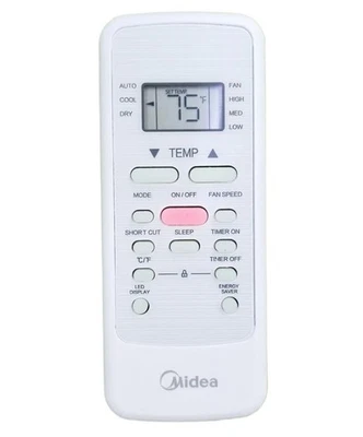 New Original RG51G(1)/CEFU1 For Midea Element Danby LCD Air Conditioner Remote - Image 1 of 4